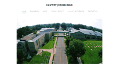 Desktop Screenshot of cjhs.conwayschools.org