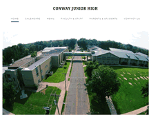Tablet Screenshot of cjhs.conwayschools.org