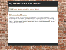 Tablet Screenshot of esol.conwayschools.org